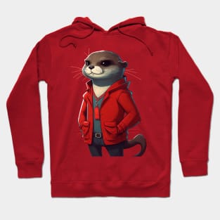 Mr. Otter Detective on the Case Hoodie